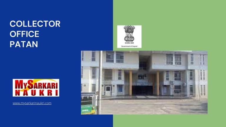 Collector Office Patan Recruitment