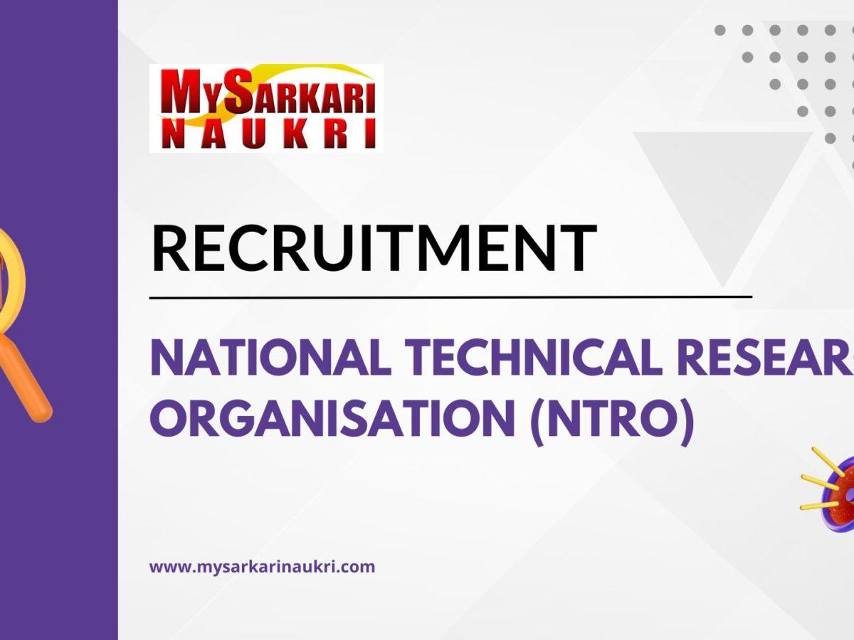 National Technical Research Organisation (NTRO)