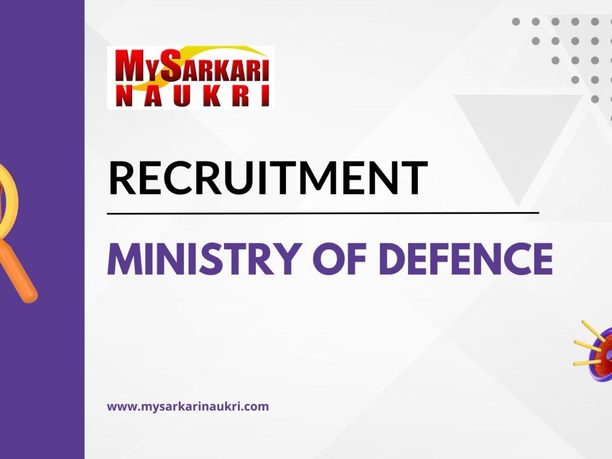 Ministry Of Defence Recruitment