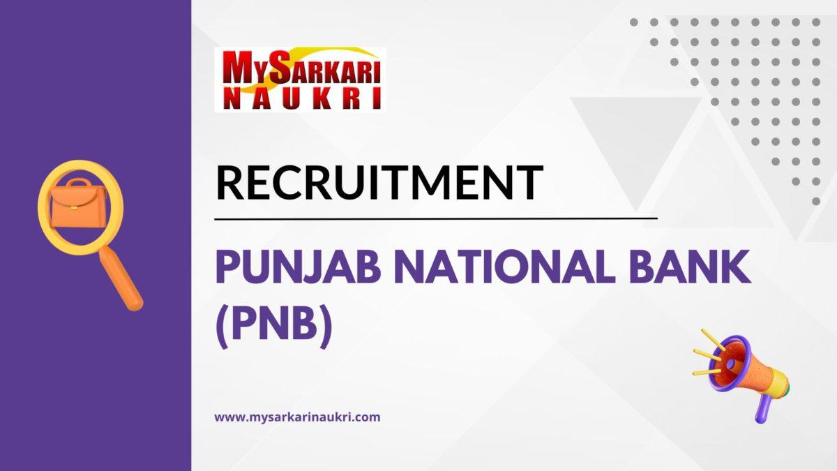 Punjab National Bank (PNB) Recruitment