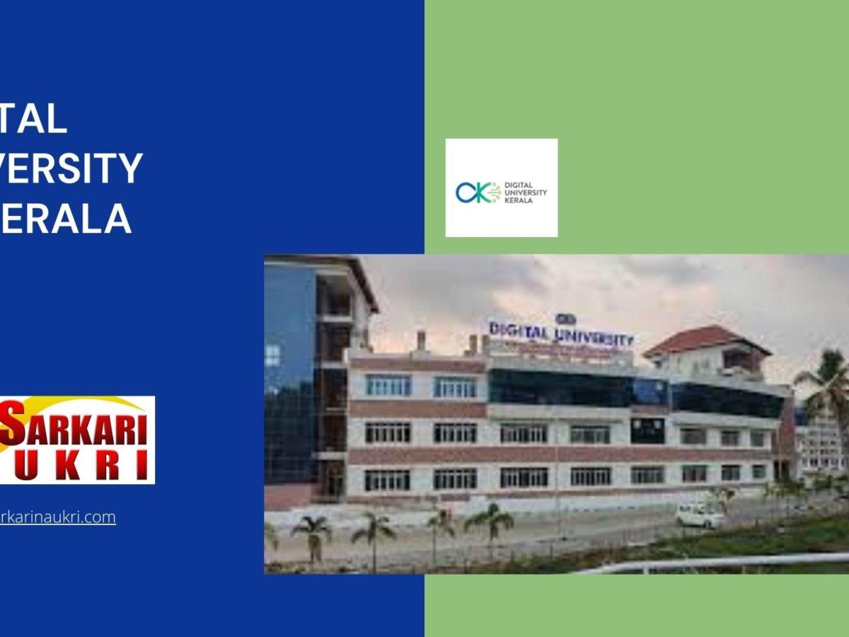 Digital University of Kerala Recruitment
