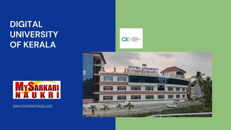 Digital University of Kerala Recruitment