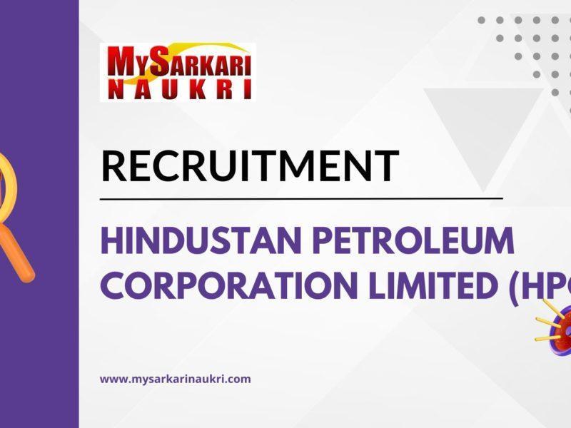 Hindustan Petroleum Corporation Limited (HPCL) Recruitment