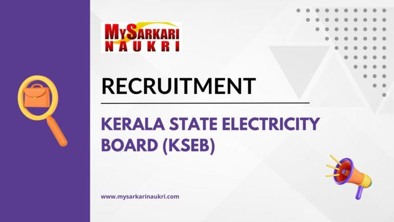 Kerala State Electricity Board (KSEB) Recruitment