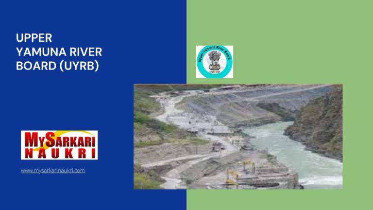Upper Yamuna River Board (UYRB)