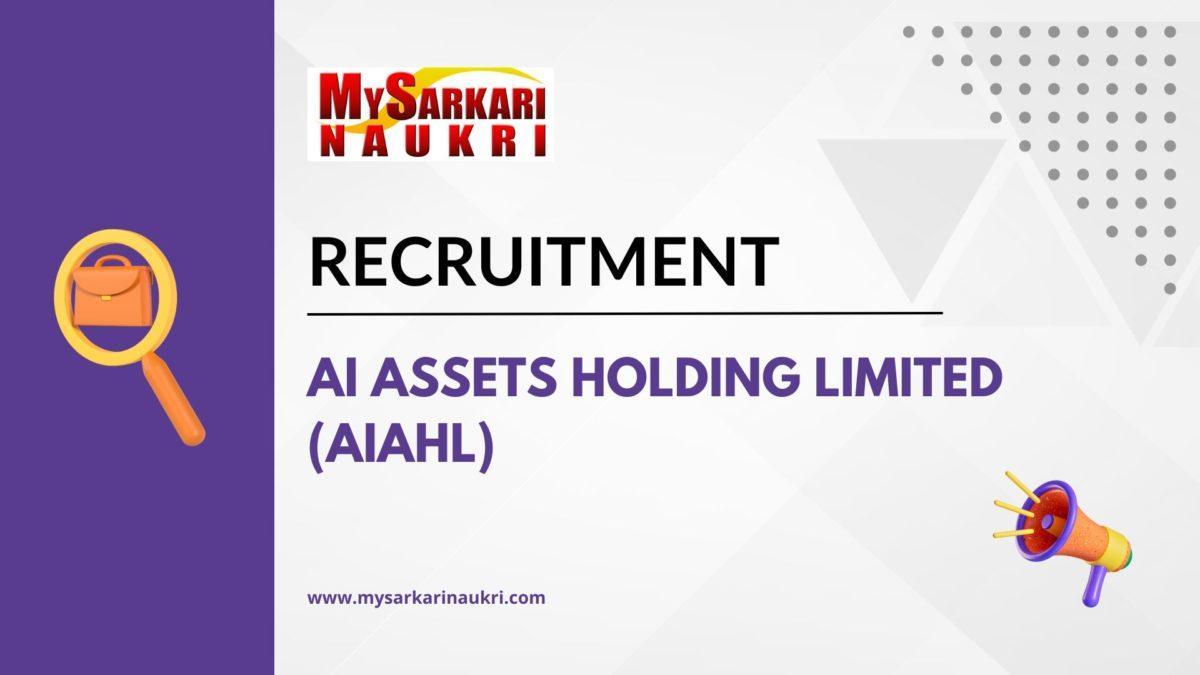 AI Assets Holding Limited (AIAHL) Recruitment