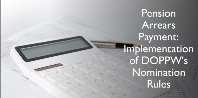 Implementation of DOPPW’s Nomination Rules