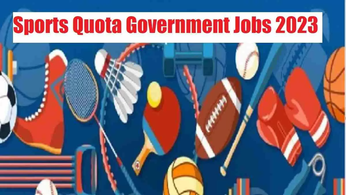 Sports Quota Recruitment 2023 Unleash Your Potential in Games and