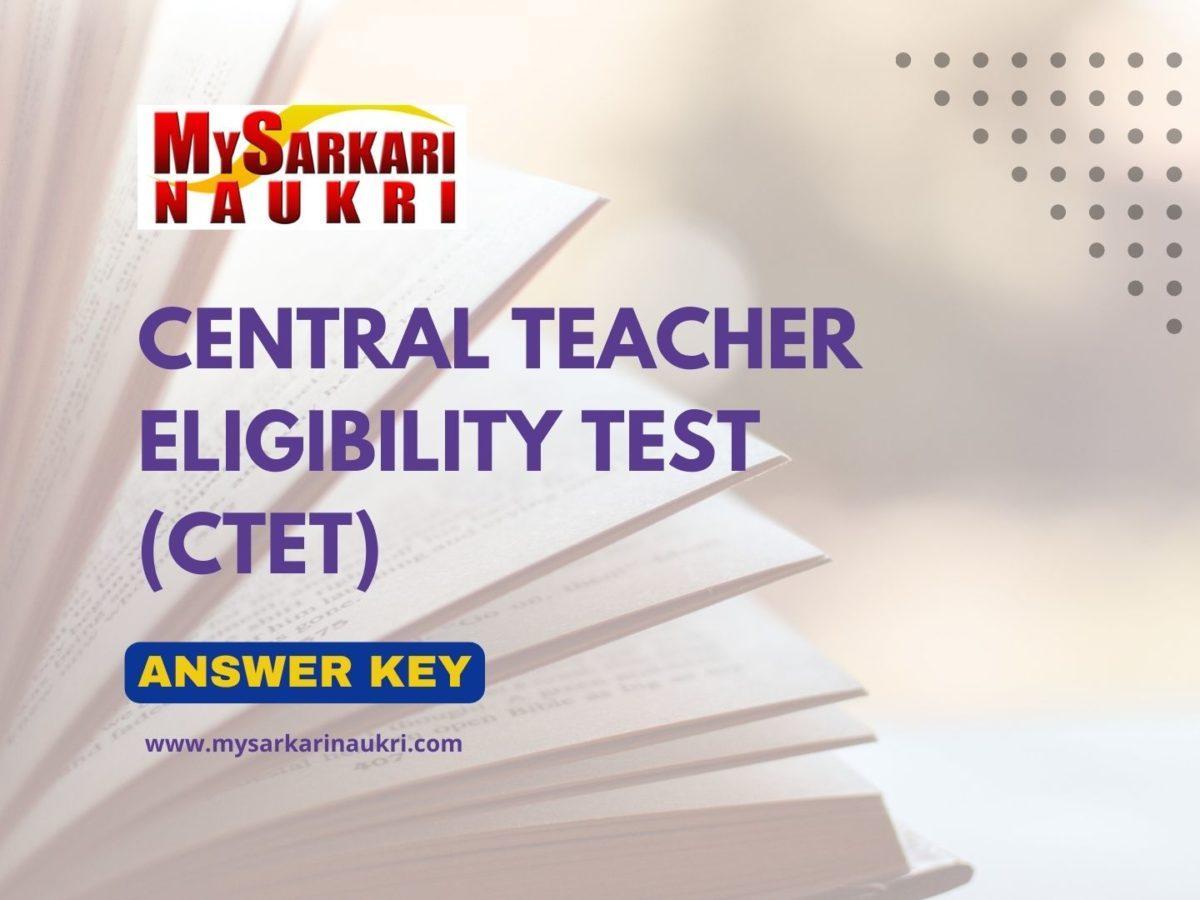 CTET Answer Key