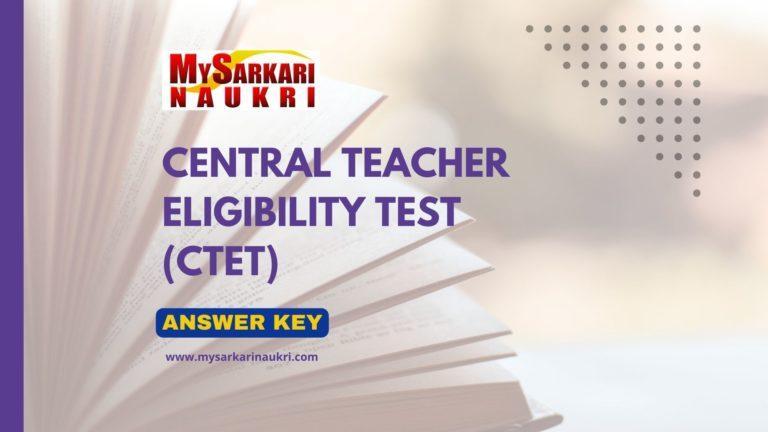 CTET Answer Key