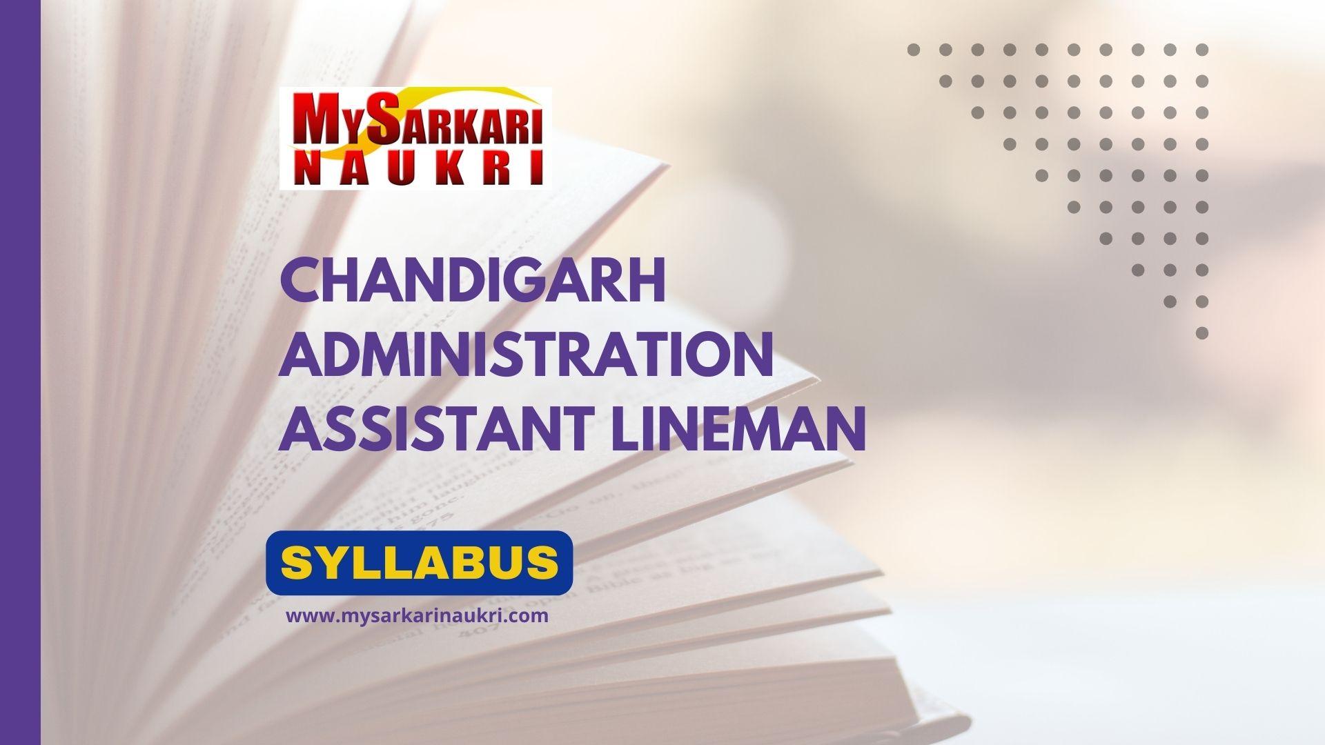 Chandigarh Administration ALM Syllabus