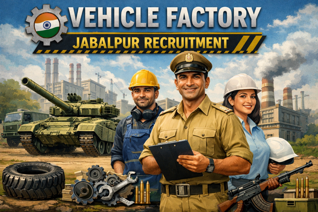 Vfjj Vehicle Factory Jabalpur Recruitment 2026 | VFJ Jobs & Vacancies ...