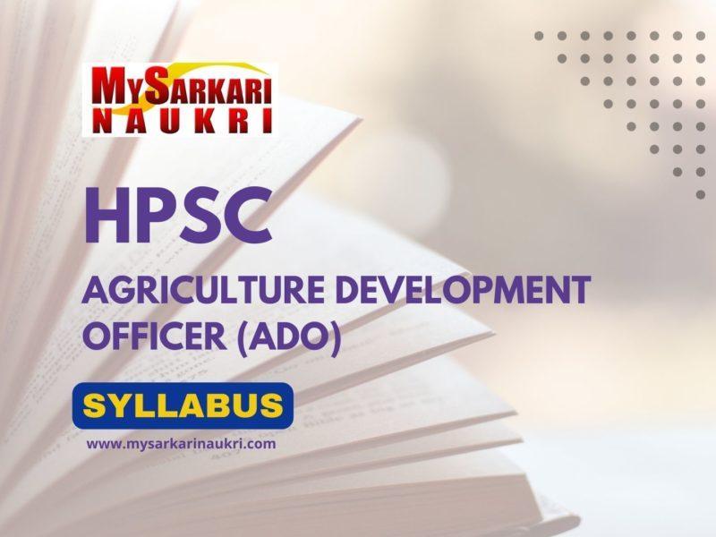 HPSC ADO Syllabus