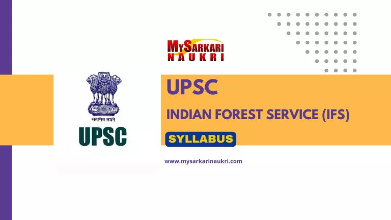 UPSC IFS Syllabus