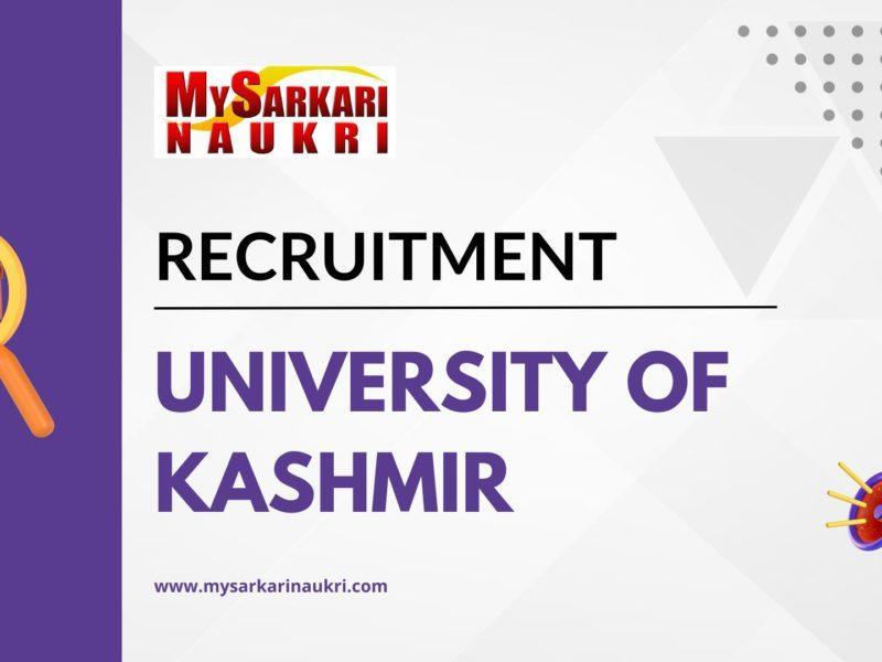 University of Kashmir