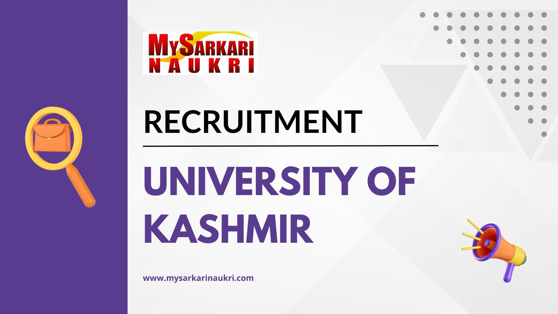 University of Kashmir