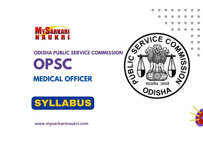 OPSC Medical Officer Syllabus
