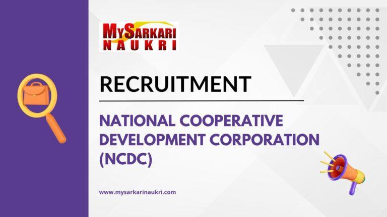 National Cooperative Development Corporation (NCDC)