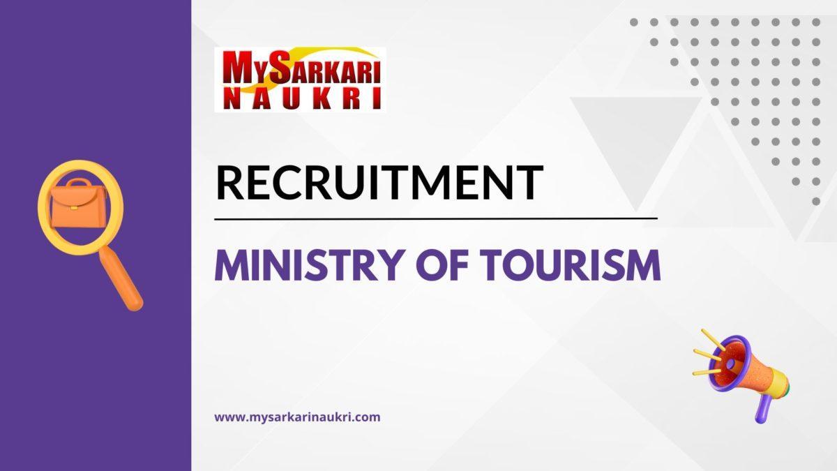 Ministry of Tourism Recruitment