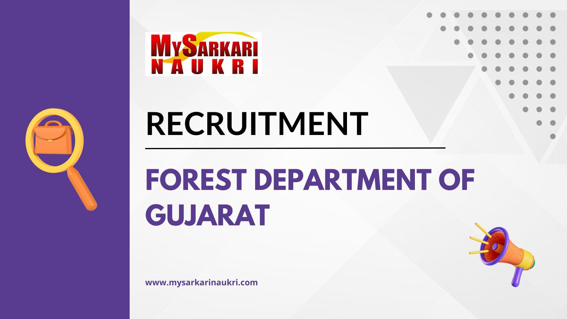 Gujarat Forest Department Recruitment