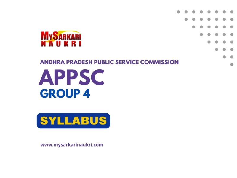 APPSC Group 4 Syllabus