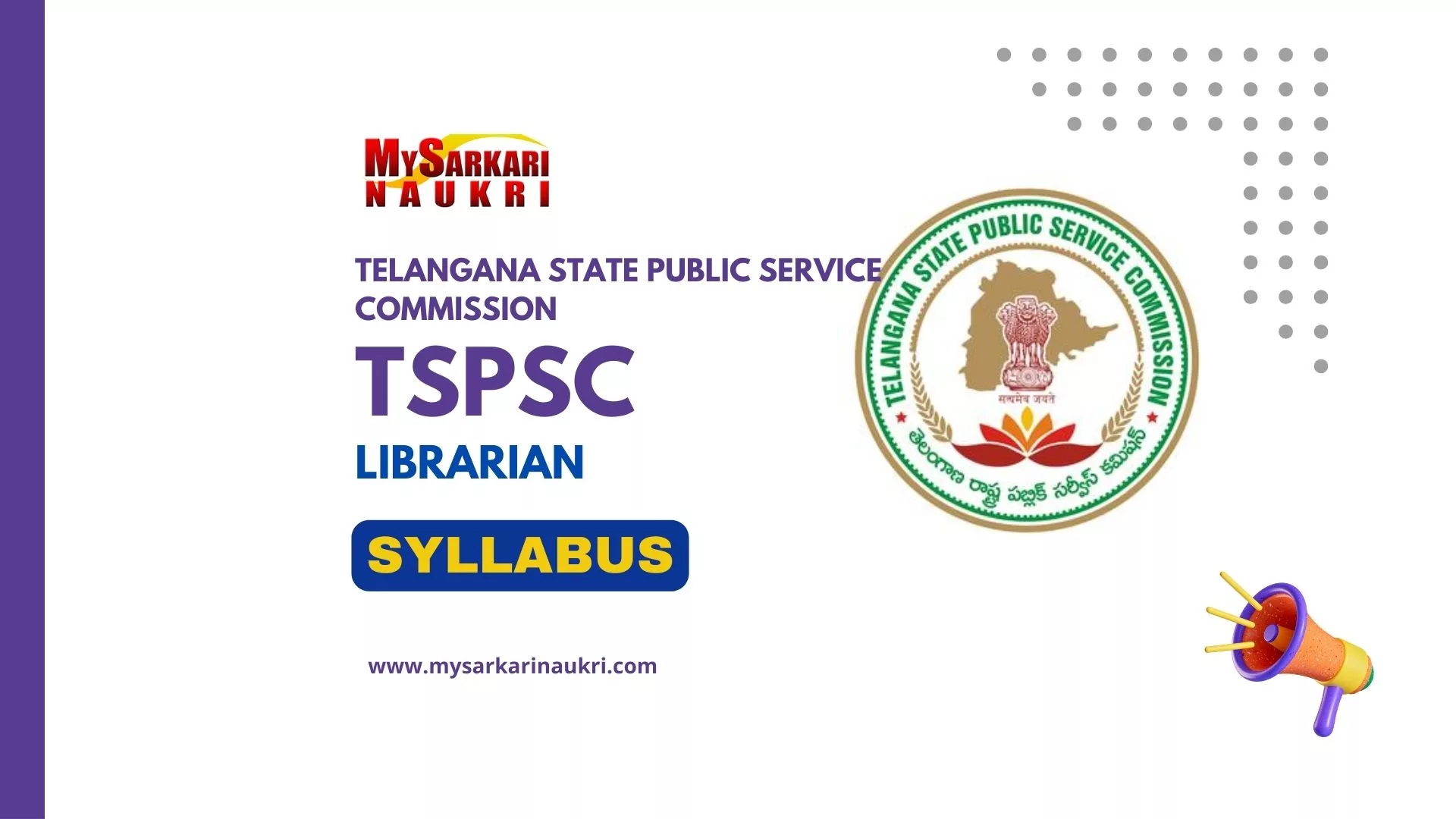 TSPSC Librarian Syllabus