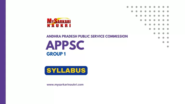 APPSC Group 1 Syllabus