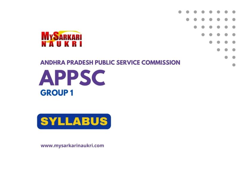 APPSC Group 1 Syllabus