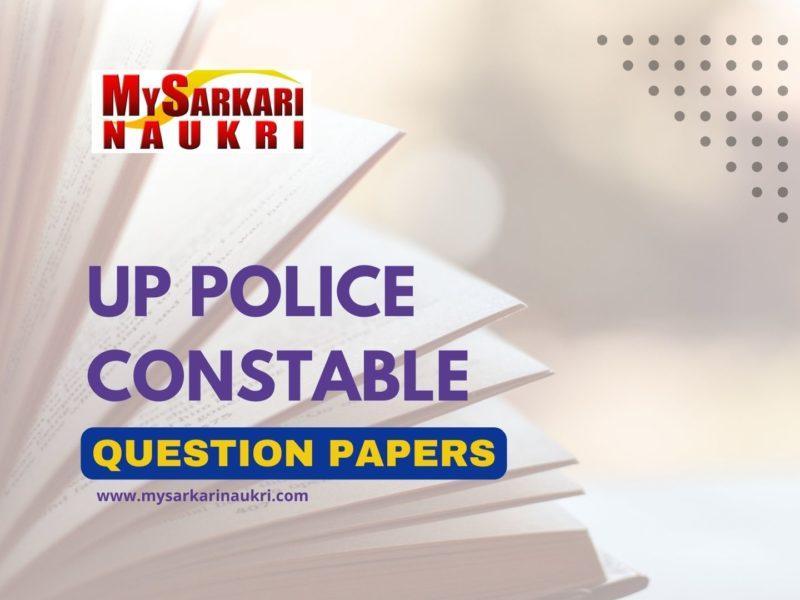 UP Police Constable Previous Year Question Papers