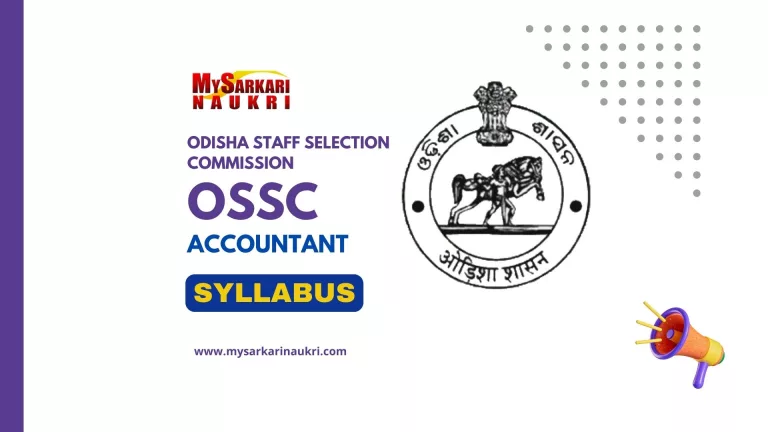 OSSC Accountant Syllabus
