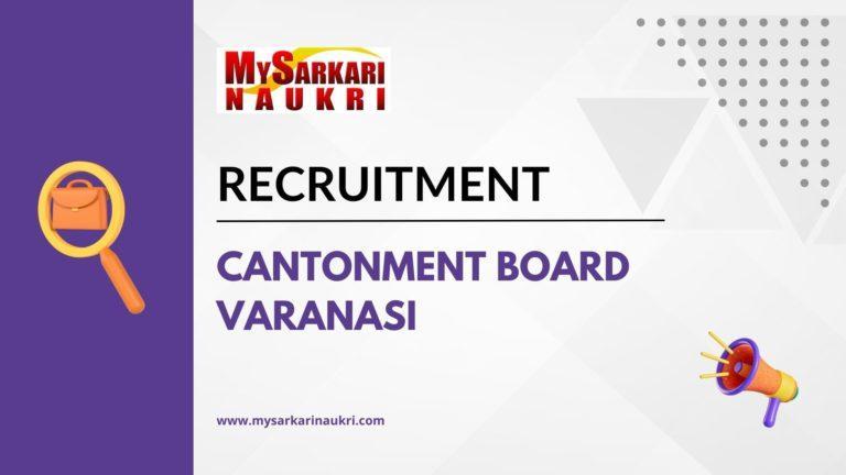 Cantonment Board Varanasi