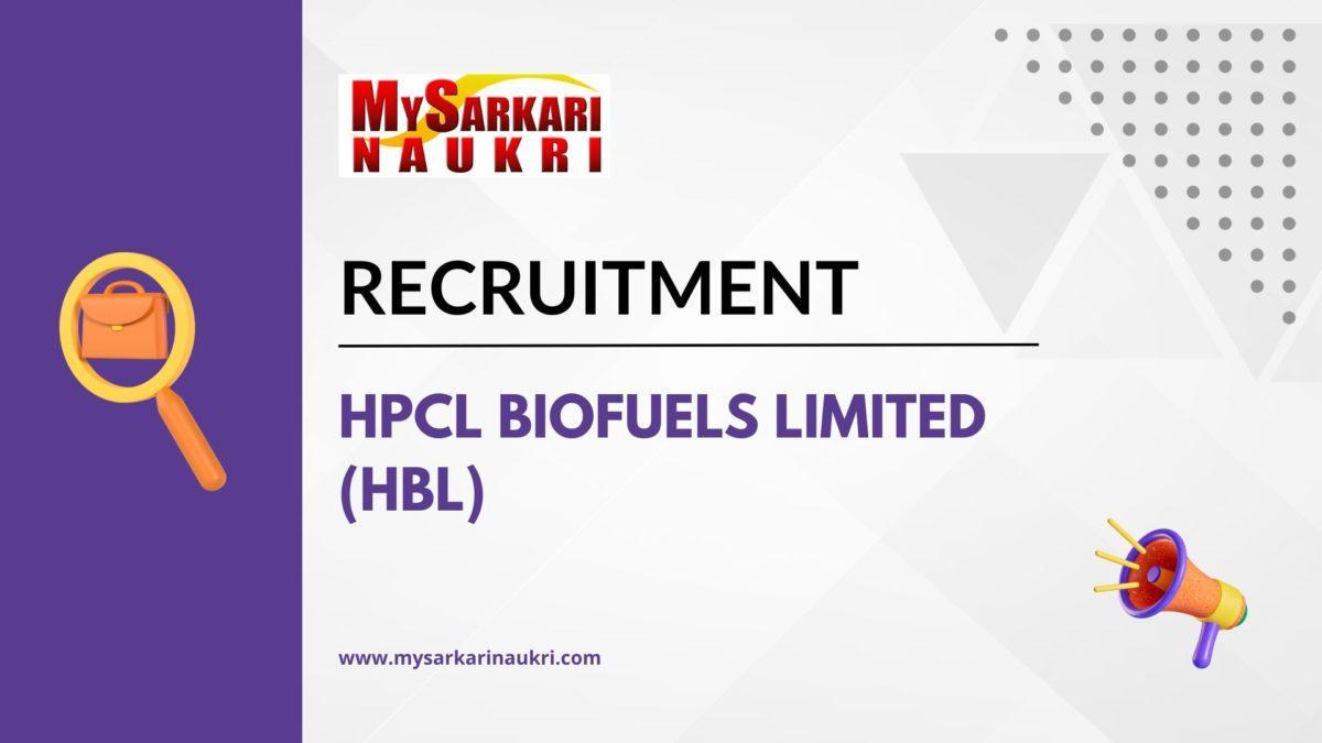 HPCL Biofuels Limited (HBL)