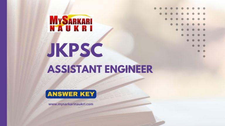 JKPSC AE Answer Key