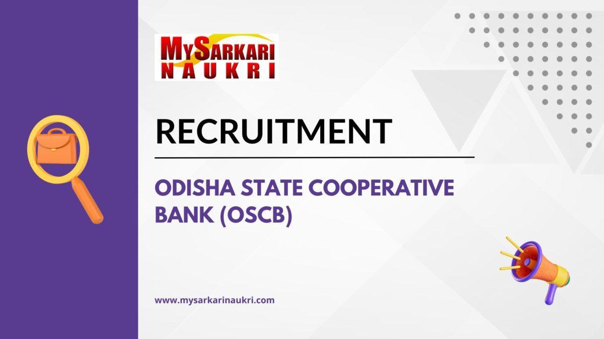 Odisha State Cooperative Bank (OSCB)