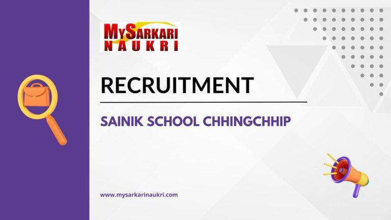 Sainik School Chhingchhip