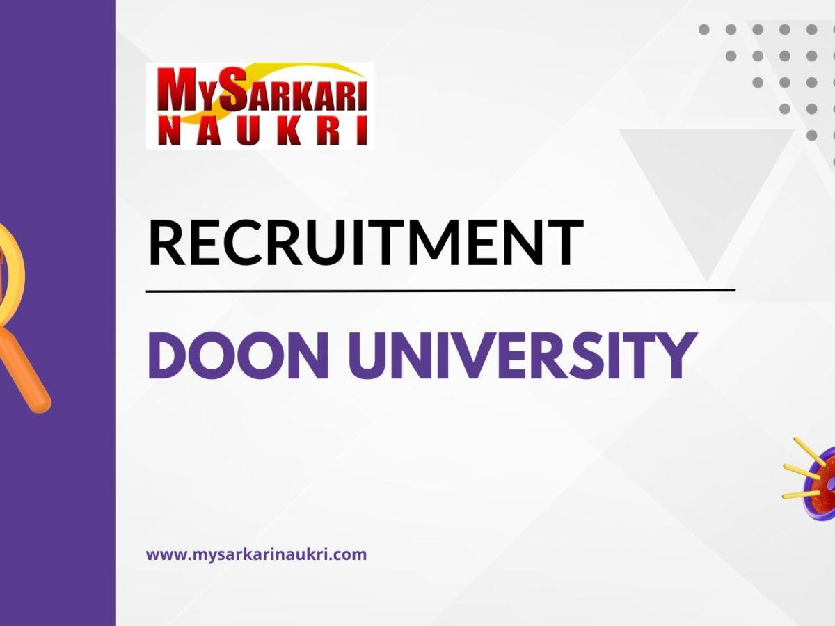 Doon University