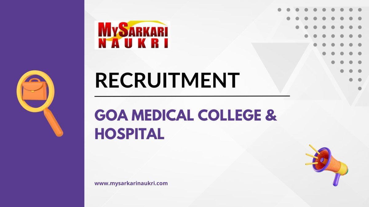 Goa Medical College & Hospital