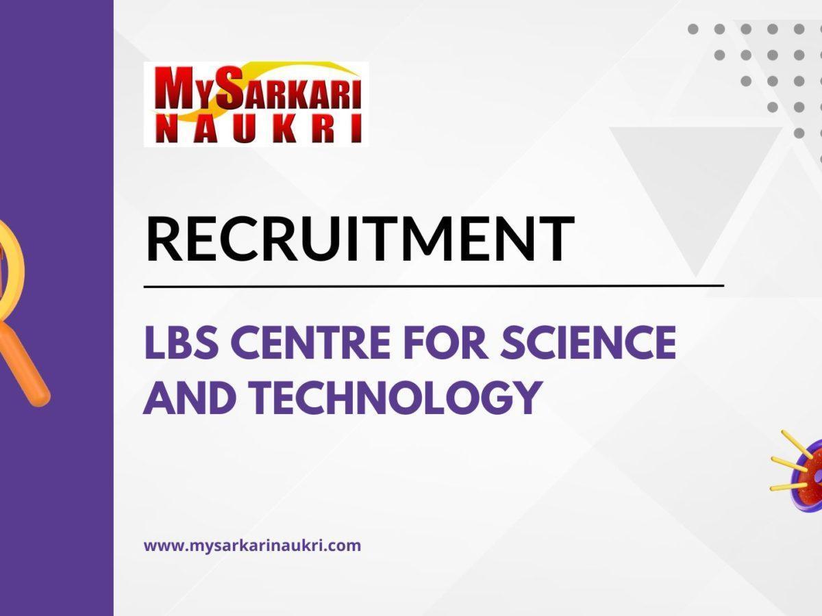 LBS Centre for Science and Technology