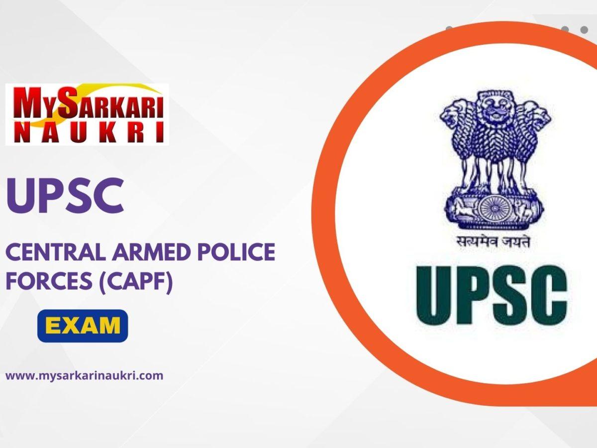 UPSC CAPF