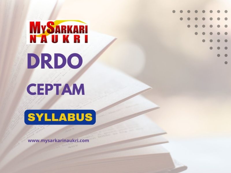 DRDO CEPTAM Syllabus