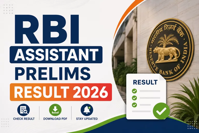 RBI Assistant Prelims Result 2026