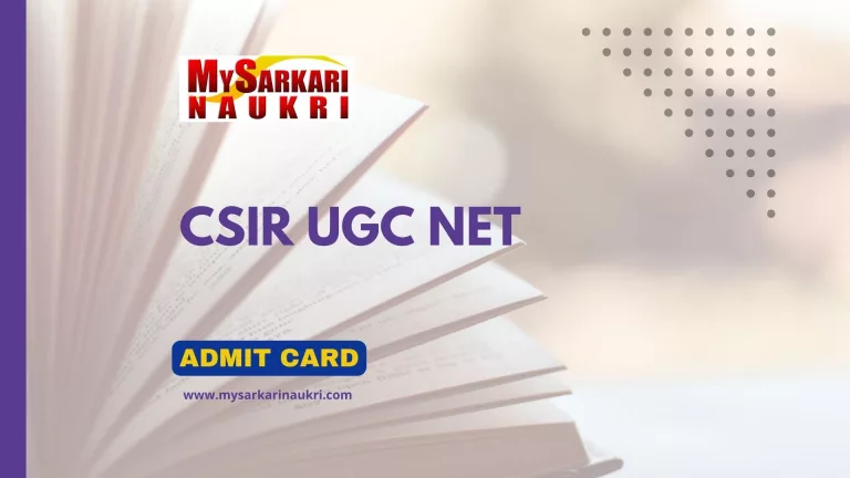UGC NET Admit Card