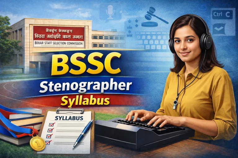 BSSC Stenographer Syllabus