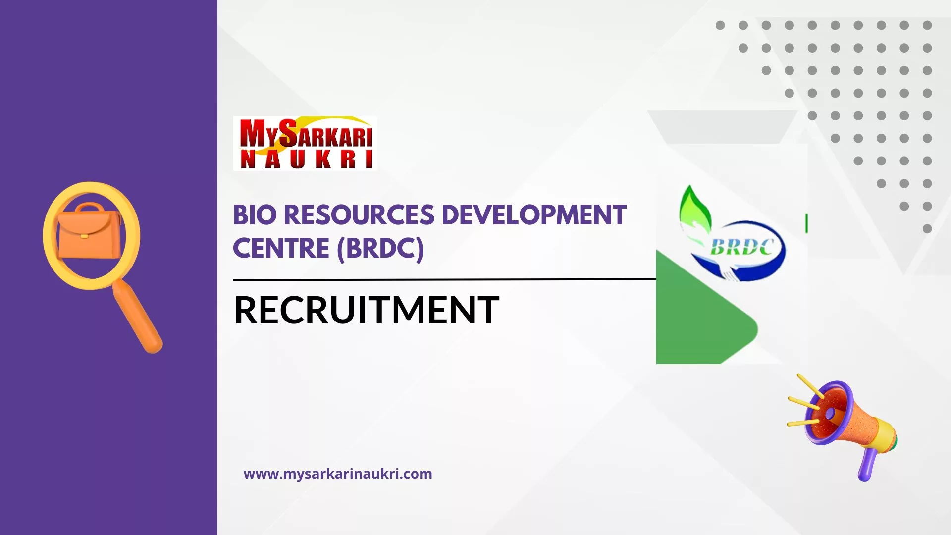 Bio Resources Development Centre (BRDC)