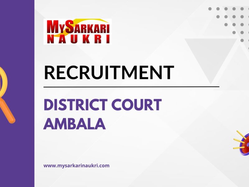 District Court Ambala