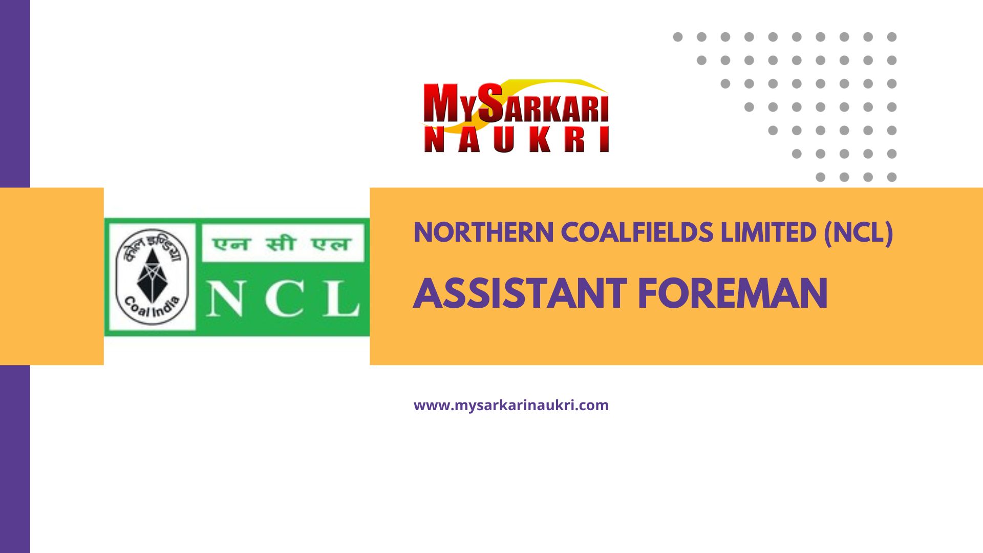 NCL Assistant Foreman