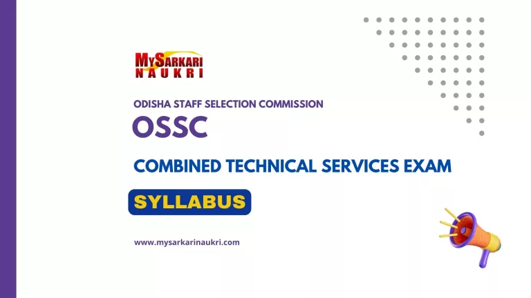 OSSC Combined Technical Services Syllabus