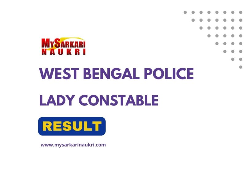 WB Police Lady Constable Result