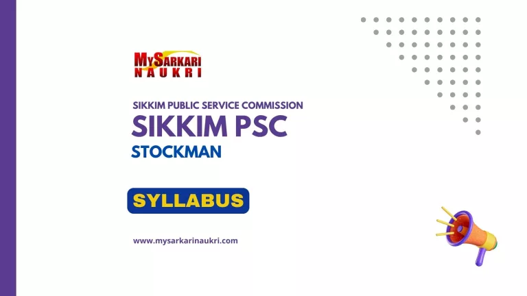 SPSC Stockman Syllabus
