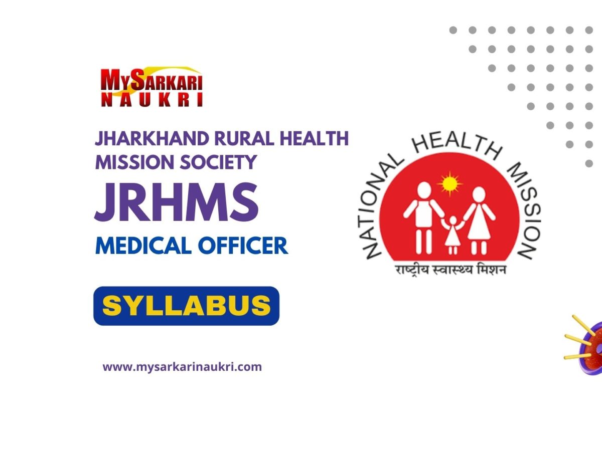 JRHMS Medical Officer Syllabus